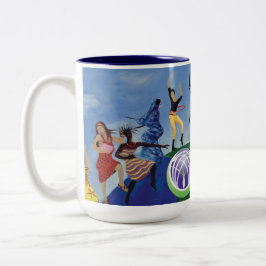 Recolha a caneca global da matriz das mulheres