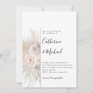 RECOLHA DE CONVITE DE CASAMENTO BOHEMIANO