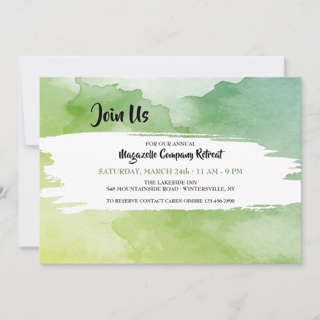 Recolher Convite Corporativo (Frente)