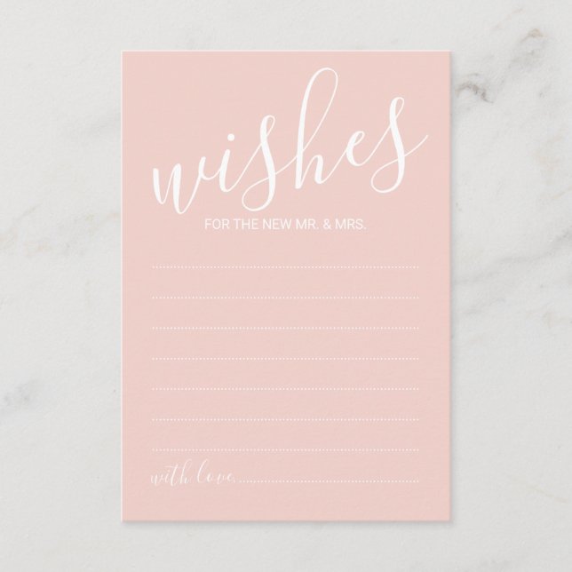 Recomendação e Cartão de Desejo de Casamento de Sc (Frente)