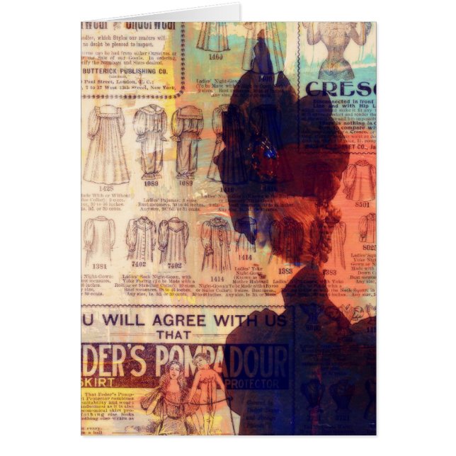 Recorda anúncios retros da forma da mulher do (Frente)