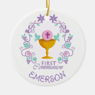 Recordação! Enfeite personalizado para a Primeira