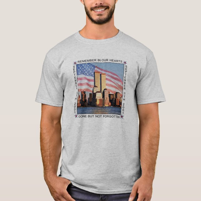 Recorde 9 11 t-shirt o 11 de setembro (Frente)