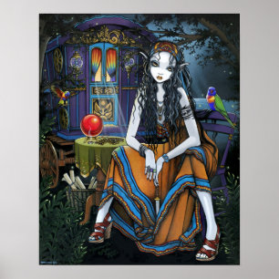 Recorde-me poster aciganado neo boémio de Fae da