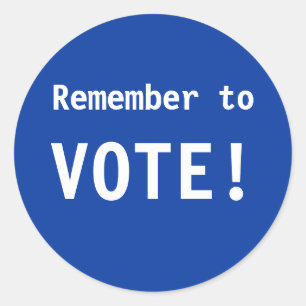 Recorde votar! Etiquetas