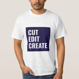 Recortar, editar, criar o editor de vídeo T-Shirt