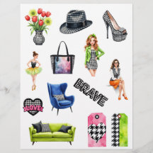 Recortes de Papel para Álbum de Recortes de Moda X