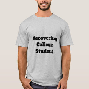 Recuperando T-shirt de citação de estudantes uni