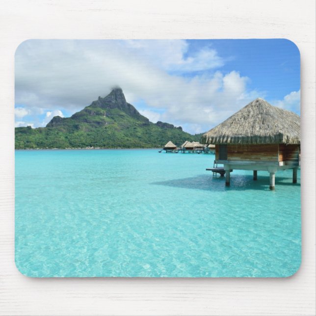 Recurso de Overwater no mousepad de Bora Bora (Frente)