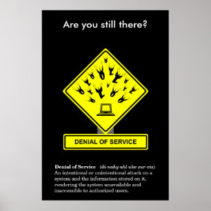 Recusa do poster da consciência da segurança do
