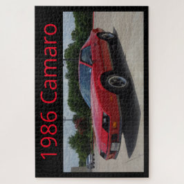 Red 1986 Camaro Quebra-cabeça