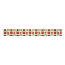 Red Apple Checkered Cute Fall Teacher Gift Wrappin