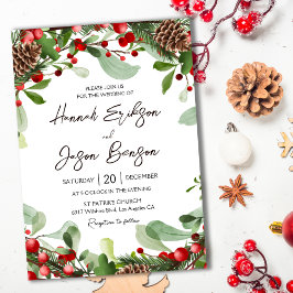 Red Berries de inverno | Convites para Casamento d