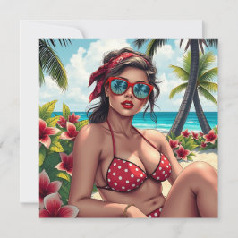 Red Bikini, óculos de sol e Vazio de mulher Bandan