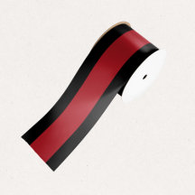 Red & Black Strips Natal Gift Satin Festivo