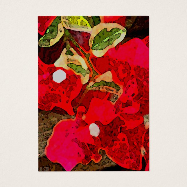 Red Bouganvillea flores ilustrando arte fotográfic (Frente)