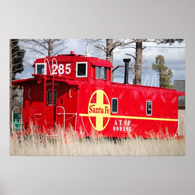 Red Caboose Poster (Frente)