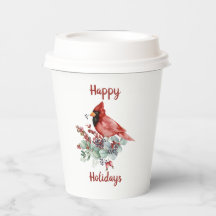 Red Cardinal, Eucalyptus, Red Berries Natal