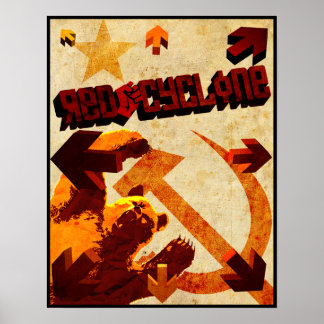 Red Cyclone Poster
