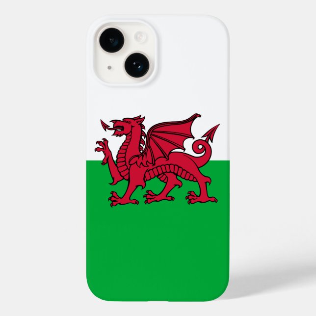Red Dragon Celtic Flag & Welsh (Verso)