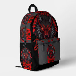 Red Fang Wolf | Arte Mágica Escura Negrito