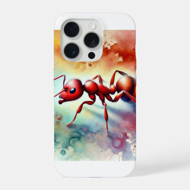 Red Fire Ant 131024AREF103 - Watercolor (Verso)