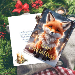 Red Fox Winter Christmas