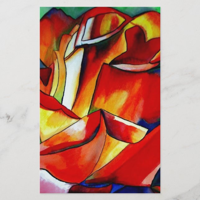 Red France Libre rosa aqucolor art (Frente)