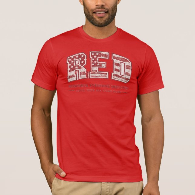 RED Friday T-Shirt - Remember Everyone Deployed -  (Frente)