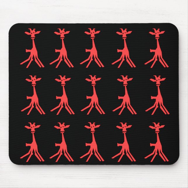 Red Giraffe Mousepad (Frente)