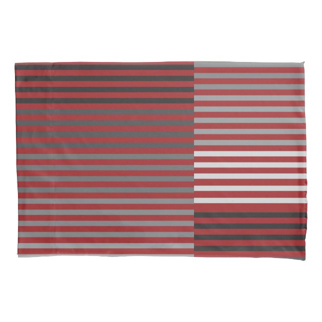Red, Gray, Black, White Stripes (Frente)