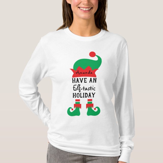 Red Green tem uma camiseta de Natal Elf-tastic (Frente)