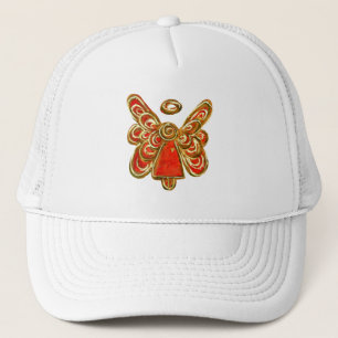 Red Guardian Angel Custom Art Hat ou Boné