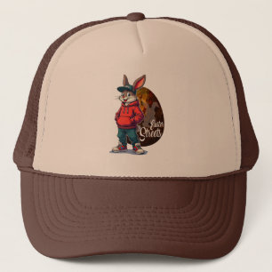 Red Hoodie Street Bunny – Easter Urban - boné