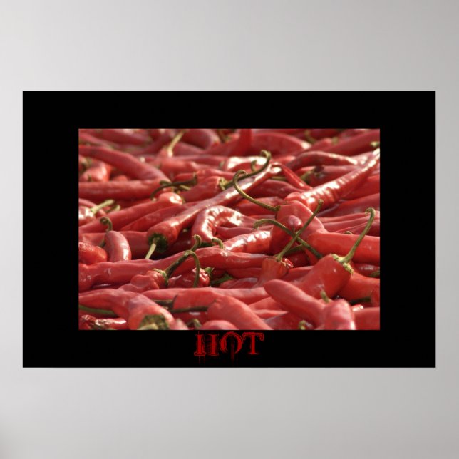 Red hot Chilies Poster (Frente)