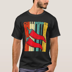 Red Hot Vintage Peppers Chili Camisetas Red Chili 