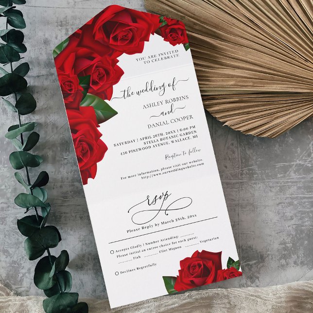 Red Love Rosa Wedding (Criador carregado)