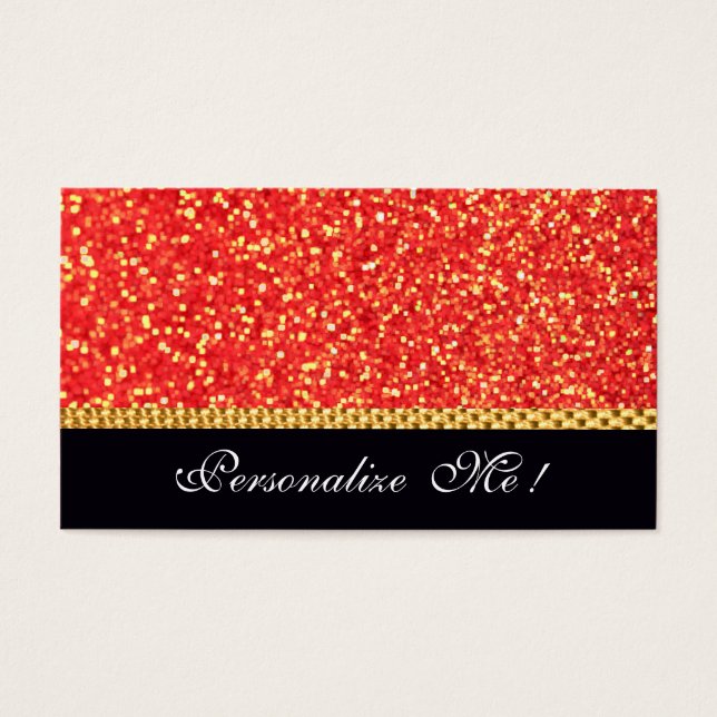 Red Modern Glitter Cute Girly / House-of-Grosch (Frente)