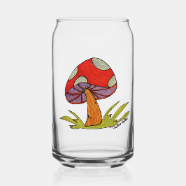 Red Mushroom Glass