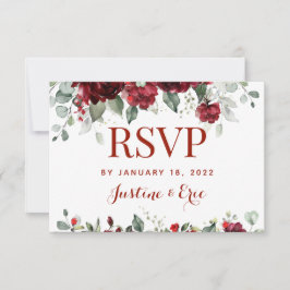 Red Peony Epiphany Mealhe Escolha RSVP Email Volta