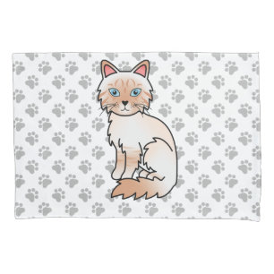 Red Point Tabby Birman / Ragdoll Cute Cat & Paws