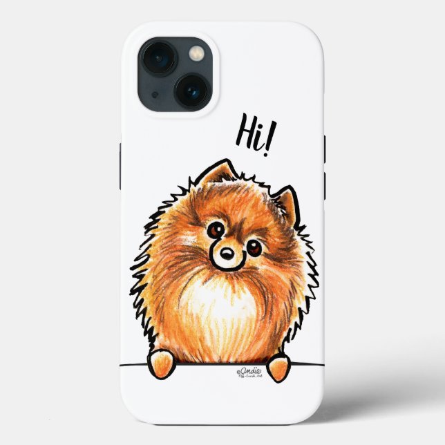 Red Pomeranian Diz Hi (Verso)