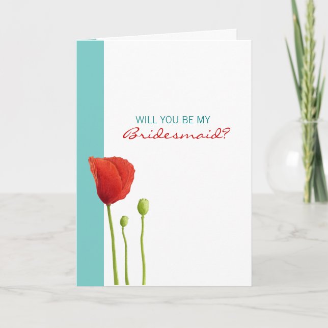 Red Poppy será meu cartão de ponte (Frente)