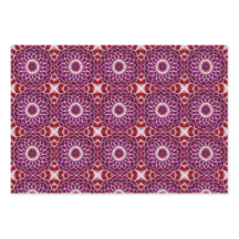 Red Purple White Mandala