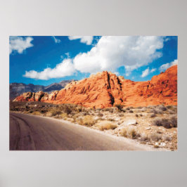 Red Rock Canyon Nevada Vetor Poster