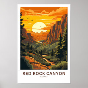 Red Rock Canyon Nevada Viagem Impressão