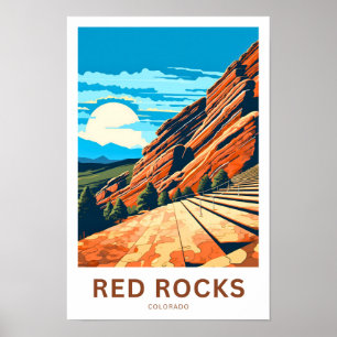 Red Rocks Colorado Viagem Impressão