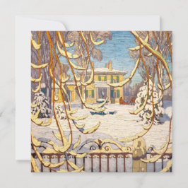 Red Sleigh House, inverno | Lawren Harris |