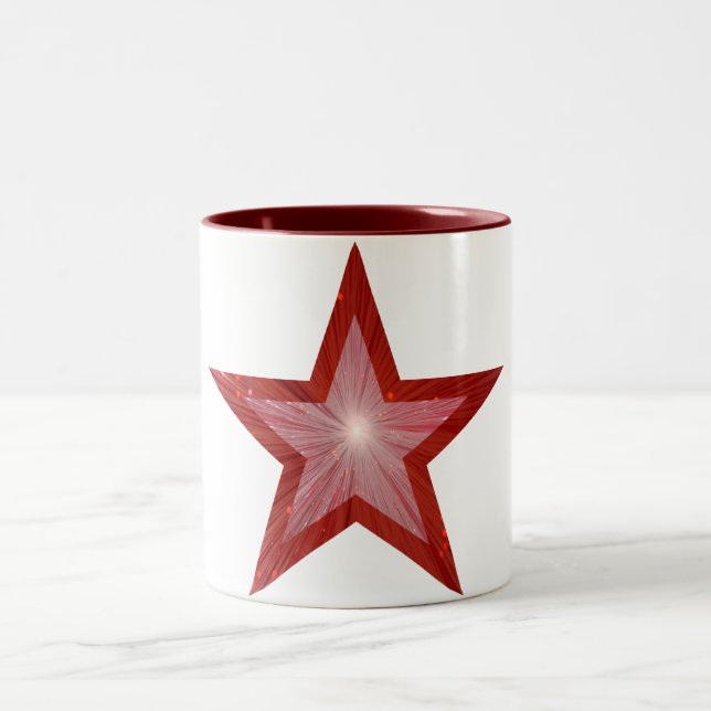 Red Star duas caneca branca (Centro)