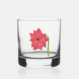 Red Star Flower Blank